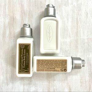 L’OCCITANE mini travel size verbena body lotion -set of 3